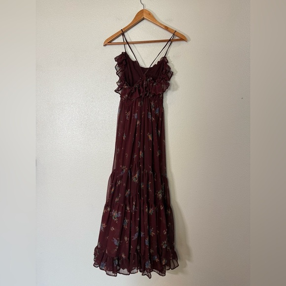 Free Peoples Cloud Nine Maxi dress in Berry Combo. Size Small - Picture 3 of 9